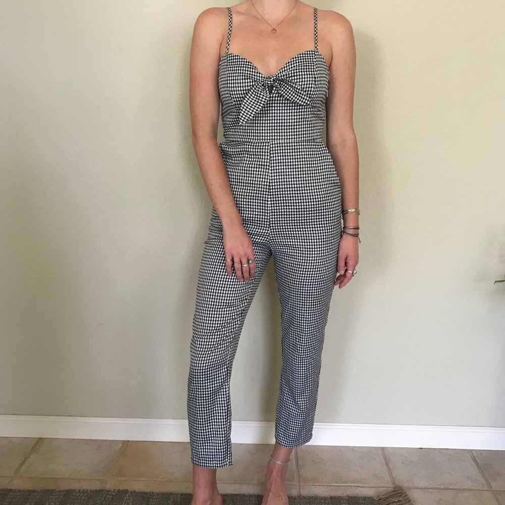 Gingham Jumpsuit